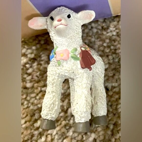 Easter Hallmark Keepsake 90s Ornament Vintage 1991 Gentle Lamb - Picture 6 of 8